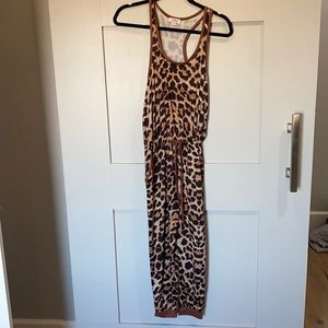 Joedann jammies S/M animal print onesie